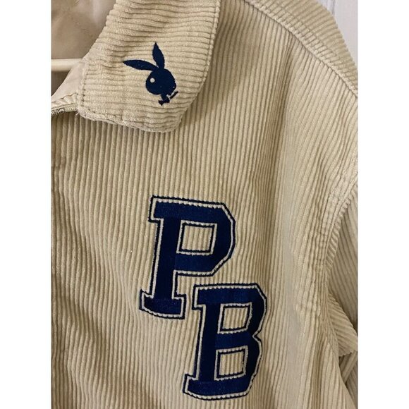 Playboy X Pacsun Collabs Men's Embroidered Varsity Full Zip Jacket - XS/S - Picture 2 of 13